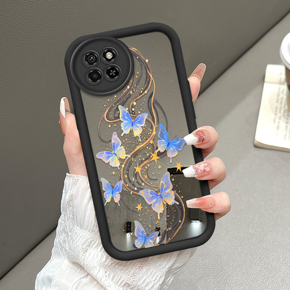 Casing Hp Untuk Itel S23 Cermin Softcase Case Phone Kesing 1170 JZ