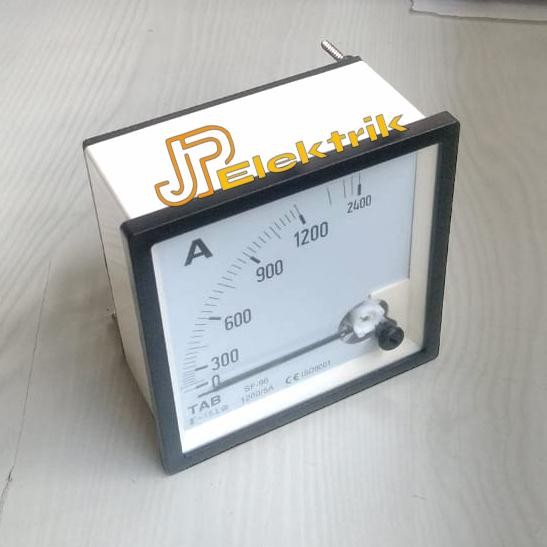 Amper Meter Analog Ac 1200/5 A / Amper Meter 96 X 96 Mm Via Ct Ready Stock