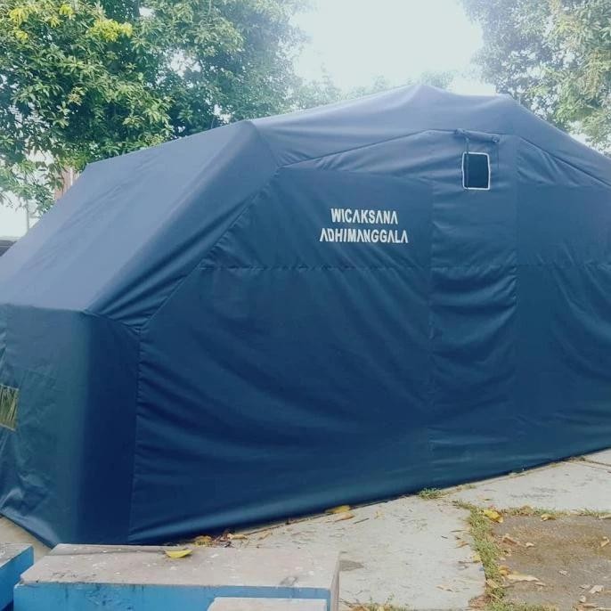 Garasi Mobil Lipat /Car Shelter/Tenda Mobil - Abu-Abu Terbaru