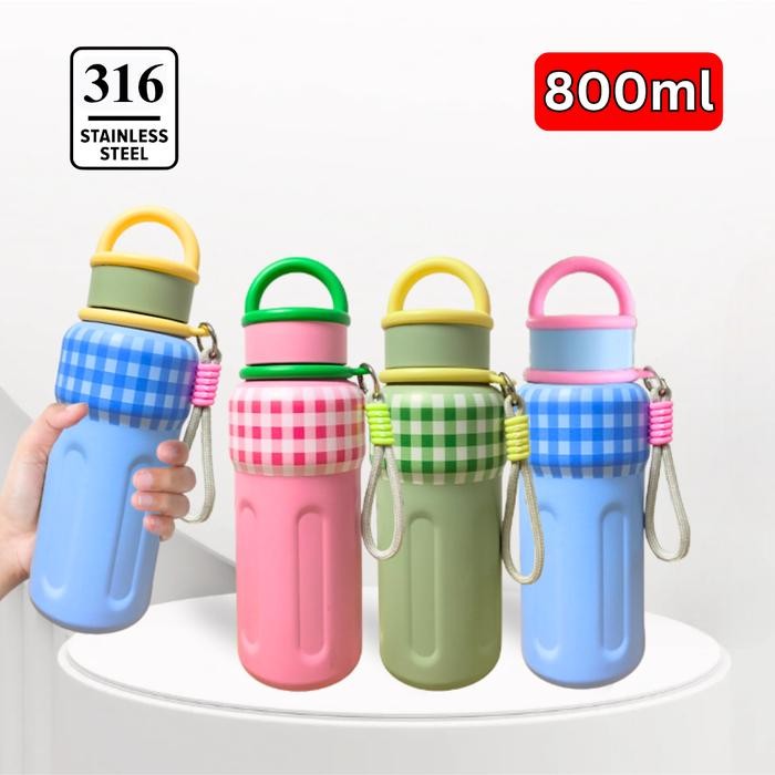 Promo Botol Minum Stainless Steel 800Ml - Tumbler Portable Insulated Milky Mug