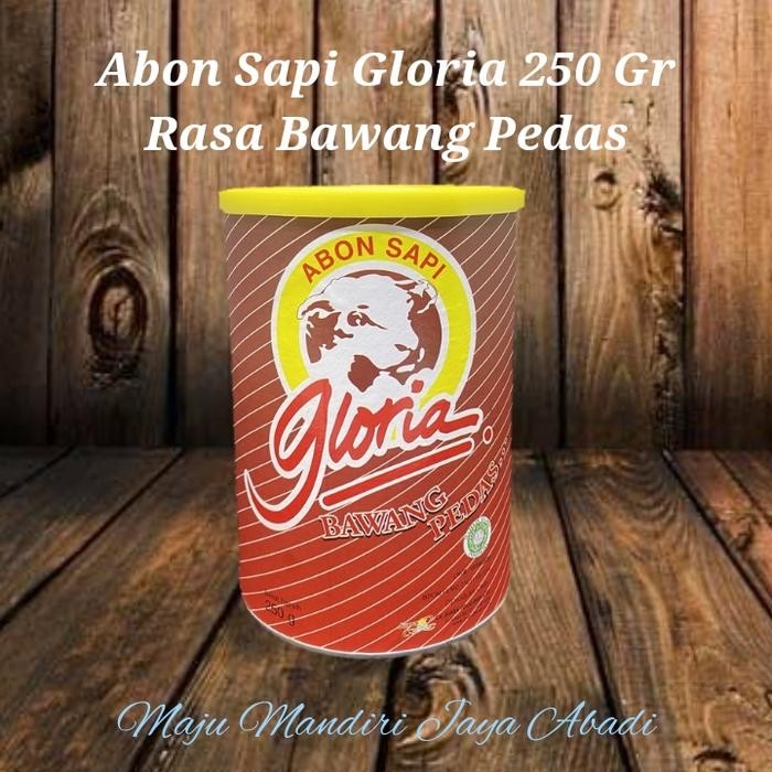 

Baru Abon Sapi Gloria 250Gr Rasa Bawang Pedas Premium