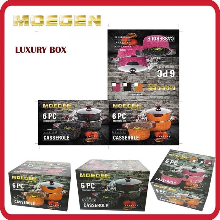 Moegen Germany 6 pcs Casserole Pot Granite Series