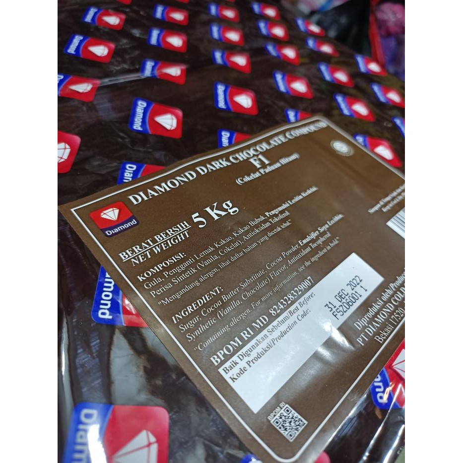 

LEZAT- Diamond Dcc Repack +- 250Gr - Coklat Compound Diamond