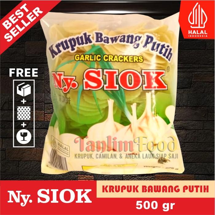 

Baru Kerupuk Krupuk Bawang Ny Siok - 500gr Terlaris