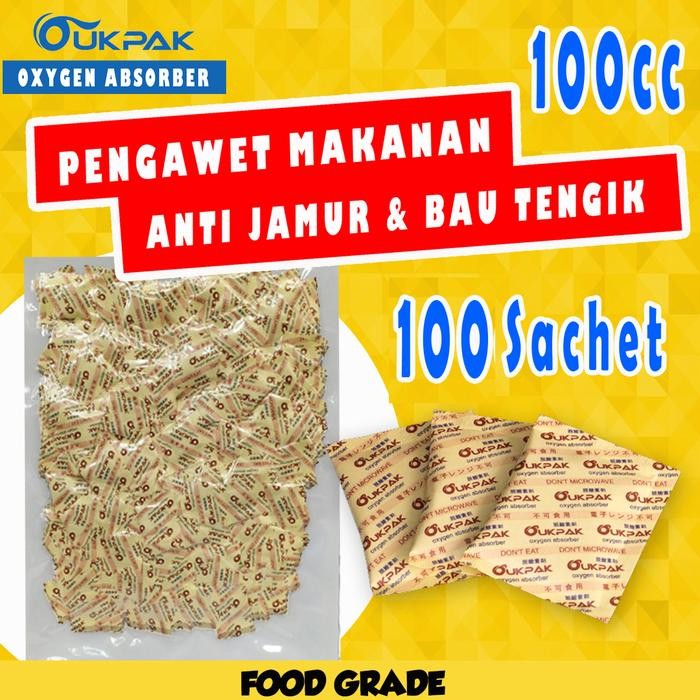 

LEZAT- Oukpak 100Cc Oxygen Absorber Oksigen Pengawet Makanan Food Grade