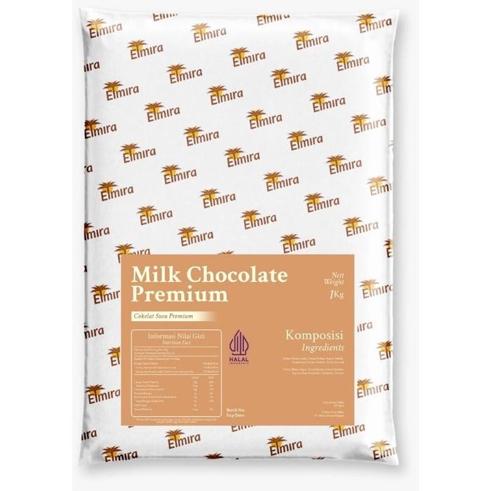 

LEZAT- Milk Chocolate Couverture 1Kg / Cokelat Blok Rasa Susu / Coklat Blok