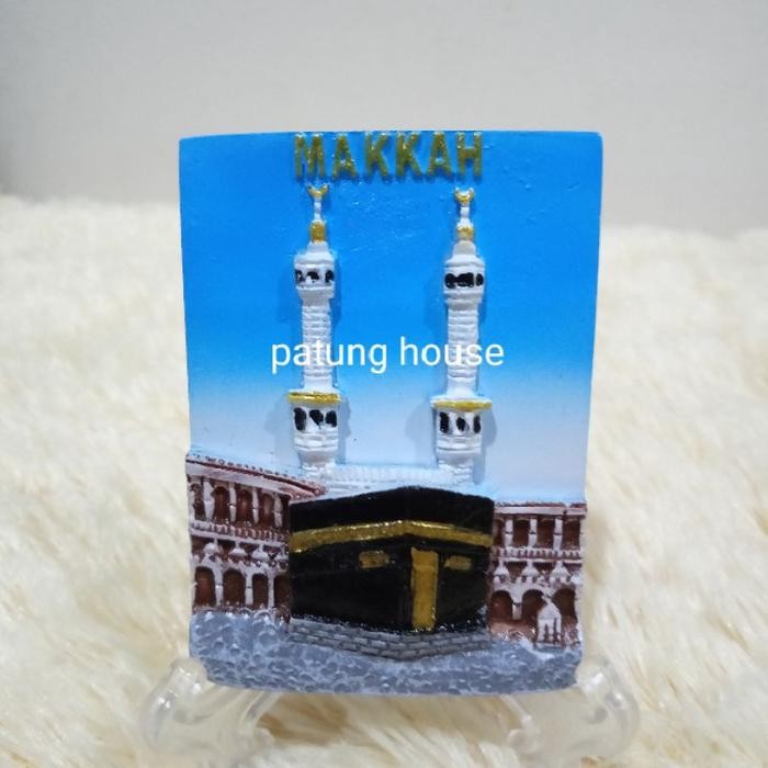 ID'' FRIDGE MAGNET TEMPELAN KULKAS SOUVENIR NEGARA MEKKAH MEKAH MAKKAH MECCA SAUDI ARABIA