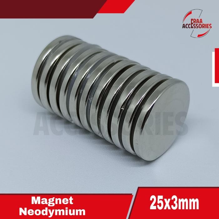 

Magnet Neodymium 25x3mm