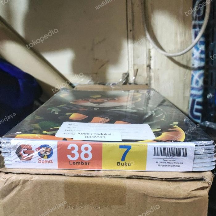

Suma Buku Tulis Campus 38 Lember / Pack Isi 7 Buku