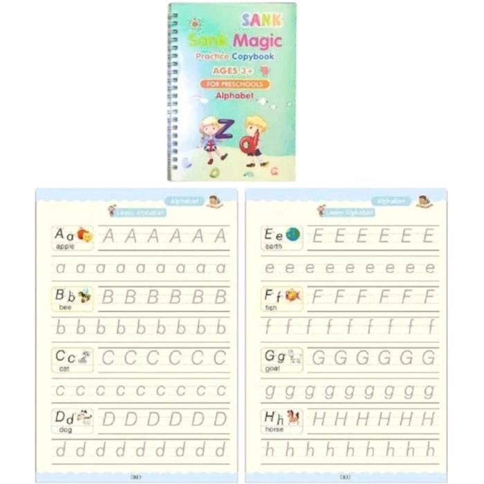 

Jual Rugi! Buku Ajaib Satu Set Isi 4 Buku Dan Pulpen Tinta Isi Ulang Buku Belajar Menulis Stationary