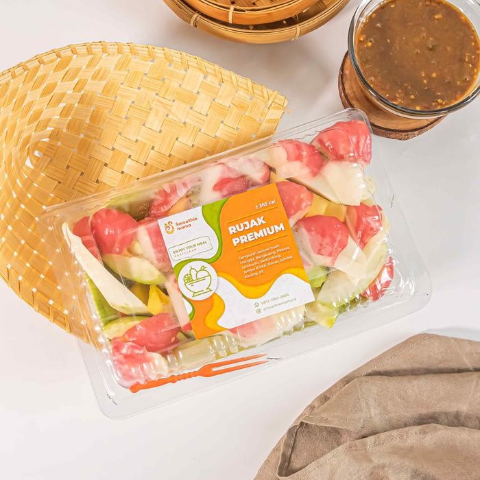 NATURE- Rujak Buah Sehat Lengkap Premium Isi Banyak Ukuran Besar Rujakemak