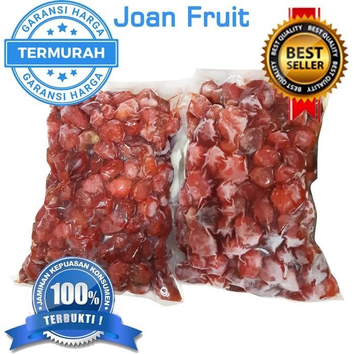 

NATURE- Grosir Termurah 1Kg Strawberry Frozen Buah Beku Stroberi Grade A