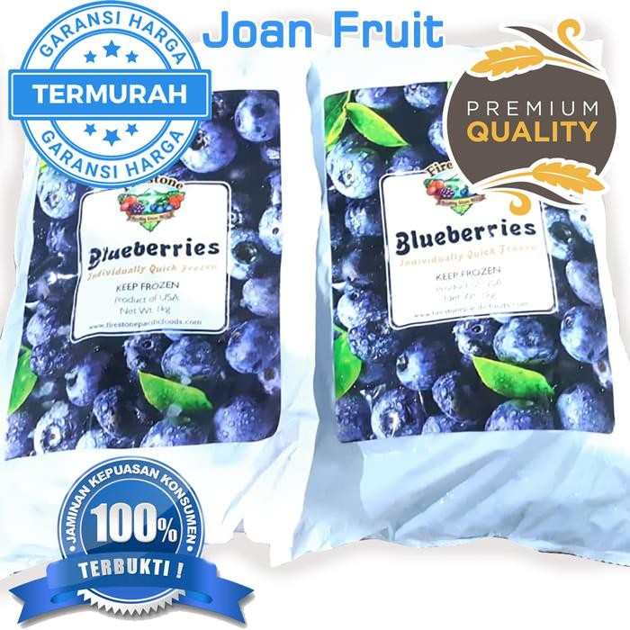 

NATURE- Harga Promo 2Kg Buah Beku Blueberry Frozen Iqf Dijamin Murah