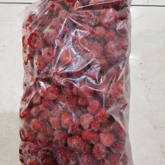 

NATURE- Grosir Murah 1Kg Raspberry Merah Frozen Buah Beku Iqf Raspberry A