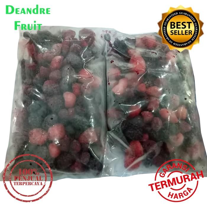 

NATURE- Buah Beku Mix Berry Mixed Berries Frozen 1/2Kg Termurah Dijamin Murahh