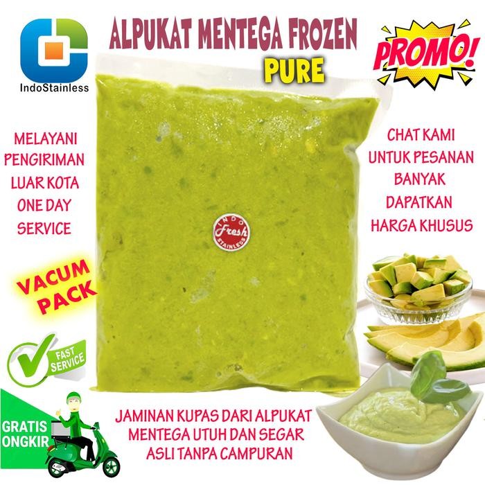 

NATURE- Frozen Avocado Pure Buah Beku Alpukat Mentega Kualitas Resto Terjamin