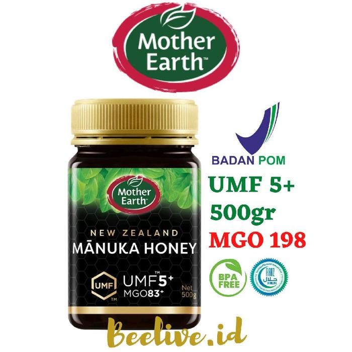 

Mother Earth Manuka Honey Umf 5+ 500Gr