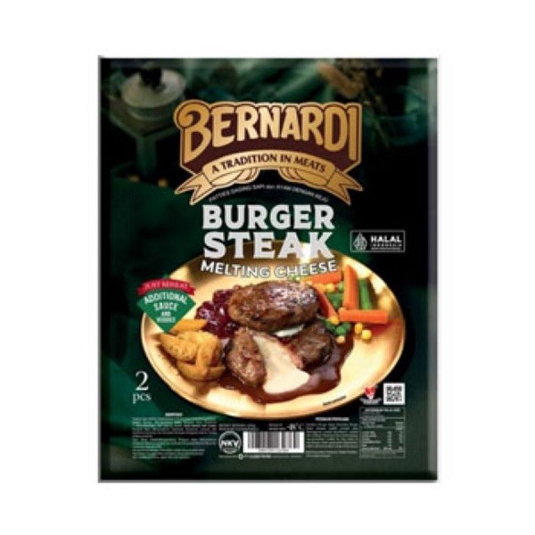 

BERNARDI BURGER STEAK MELTING CHEESE 250 GR