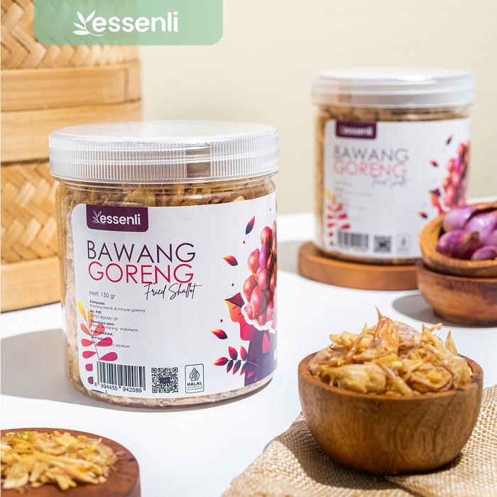 

TERMURAH ESSENLI Bawang Goreng Asli Tanpa Campuran Tepung kriuk READY STOCK