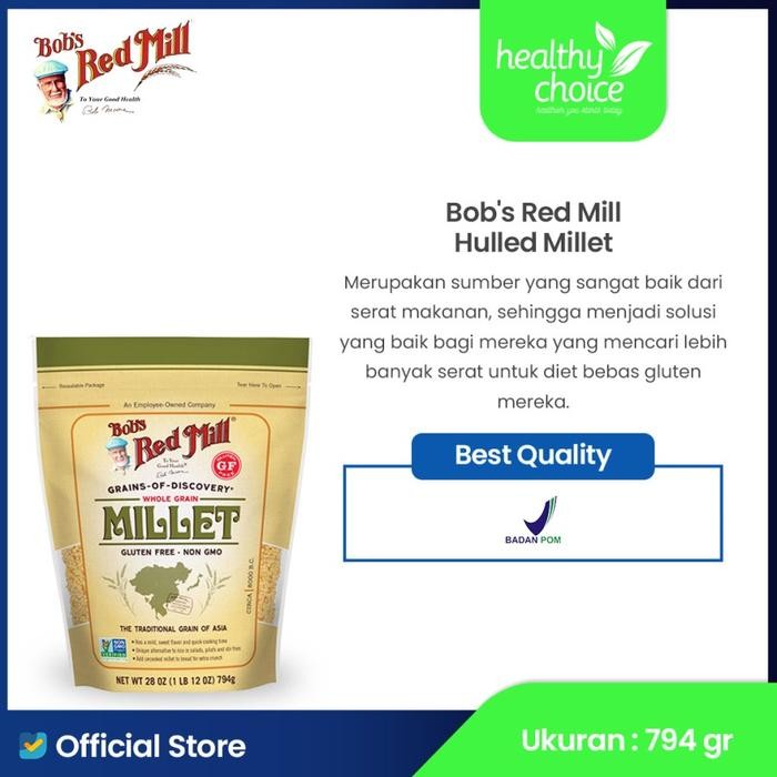 

TERLARIS Bob's Red Mill Hulled Millet 794 gr READY STOCK