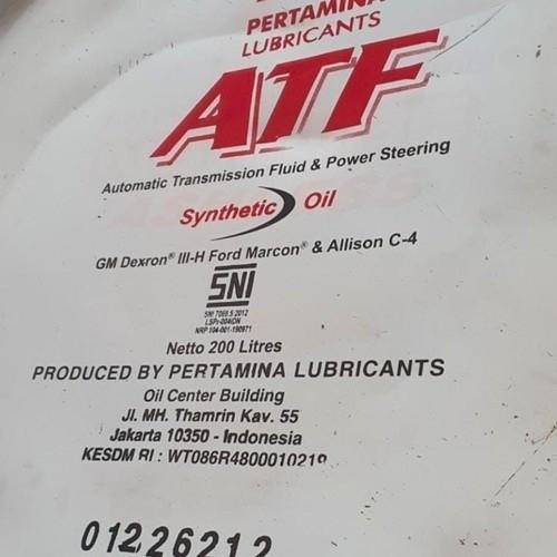 OLI PERTAMINA ATF / OLI ATF / 200 LITER