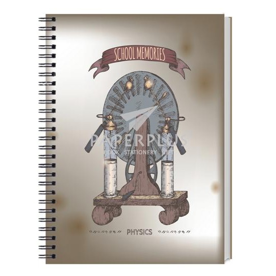

Notebook Double Wire A5 School Memories Physics - Hc