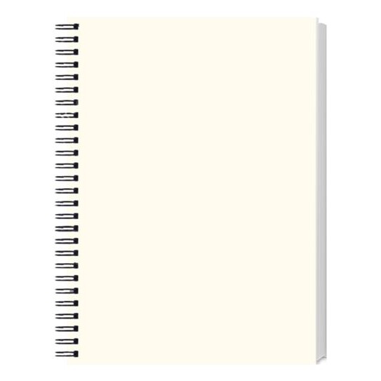 

Notebook Double Wire A5 Polos Bunga Cokelat - Hc