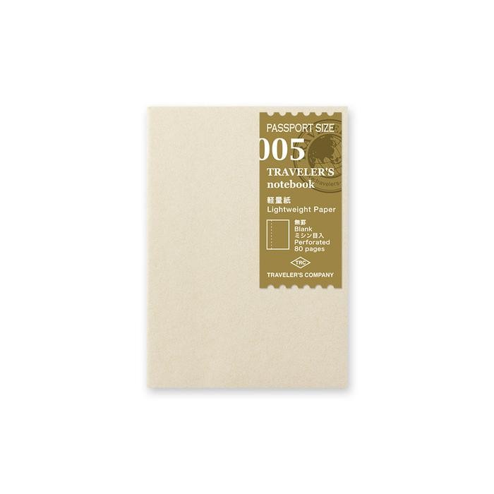 

Bisa Termin! Midori Traveler'S Notebook Passport Refill - 005 Lightweight Paper