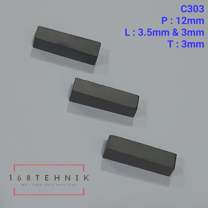 Banyak Dicari Mata Widia Yg6 C303 / Pahat Widia Tungsten Yg-6 C303 / Widia C303 Box Terlariss 