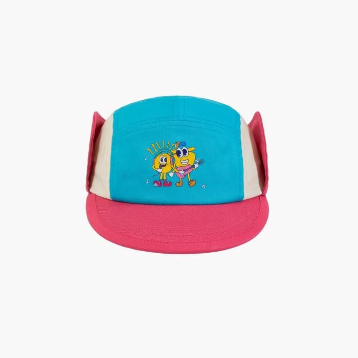 ORIGINAL Artch x Sunset Di Kebun - Groovy Blue Pink - Topi Five Panel Kids Anak READY STOCK