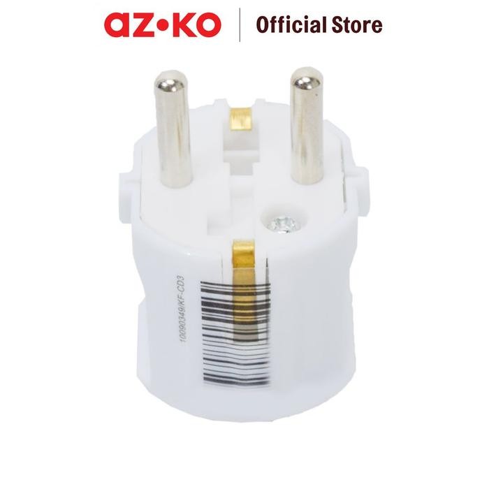 AZKO Krisbow Kepala Steker - Putih