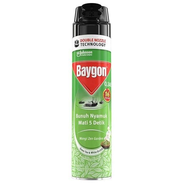 

BAYGON AEROSOL ZEN GARDEN 600 ML - Pembasmi Serangga