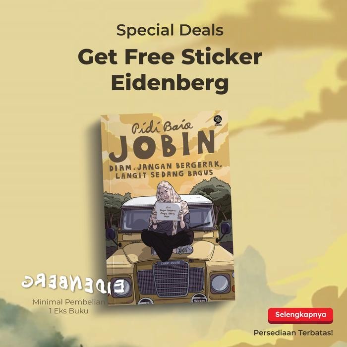 

[Mizan] BUKU NOVEL JOBIN: DIAM. JANGAN BERGERAK, LANGIT SEDANG BAGUS - PIDI BAIQ