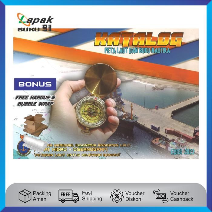 Buku Katalog Peta Laut dan Buku Nautika Edisi 2023