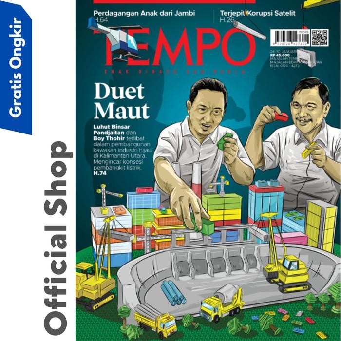 

Majalah Tempo Cetak Edisi 5049 Tgl 24-30 Jan 2022 " DUET MAUT