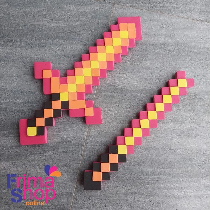 

MAINAN PEDANG MINECRAFT / MINE CRAFT FIRE SWORD Anak Game Stick