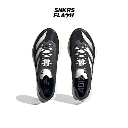 ADIDAS ADIZERO ADIOS 8 BLACK WHITE Sepatu Lari Wanita - ID6905 - Size 37.3