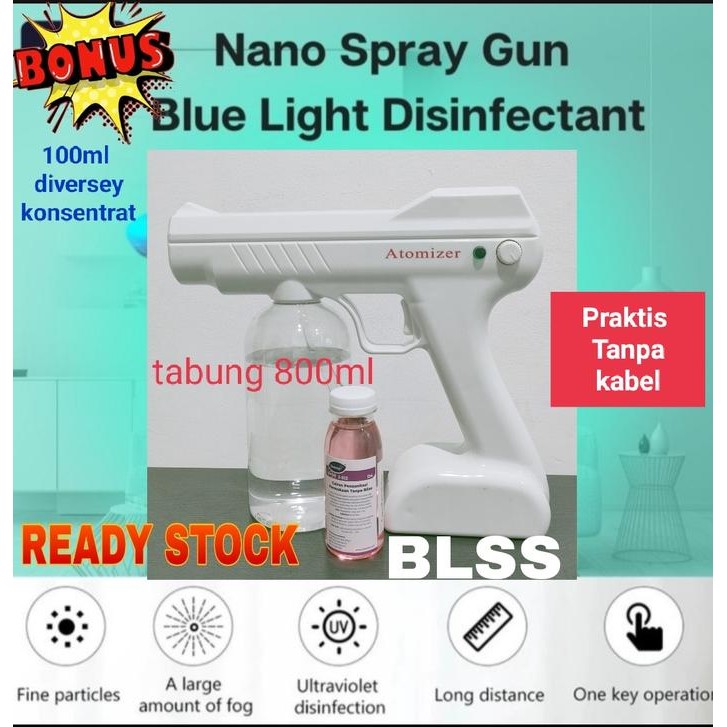 NANO SPRAY GUN STEAM VIRUS ALAT MESIN FOGGING DISINFECTANT ANTI VIRUS ORIGINAL QUALITY