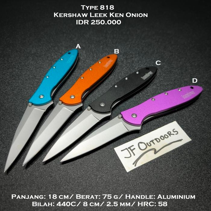 Pisau Edc Camping Outdoor Kershaw Leek Ken Onion