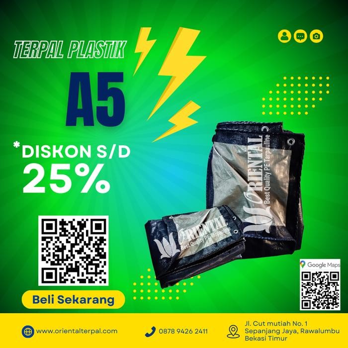 Terpal Plastik Korea A5 4X5 Terpal Plastik Korea 4 X 5