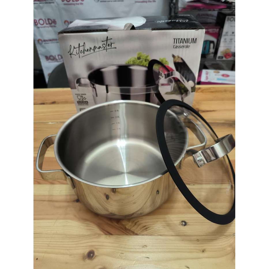 BOLDe KITCHENMASTER TITANIUM Peralatan Masak Set Titanium Bisa Kompor Induksi
