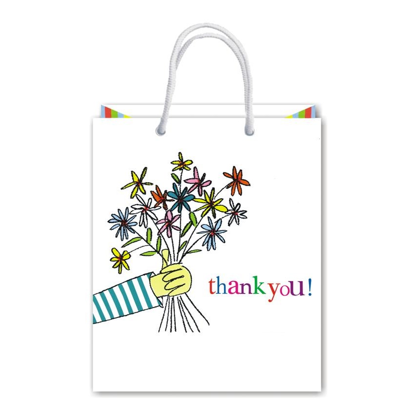 Khusus Gosend Paper Bag Metro Thank You