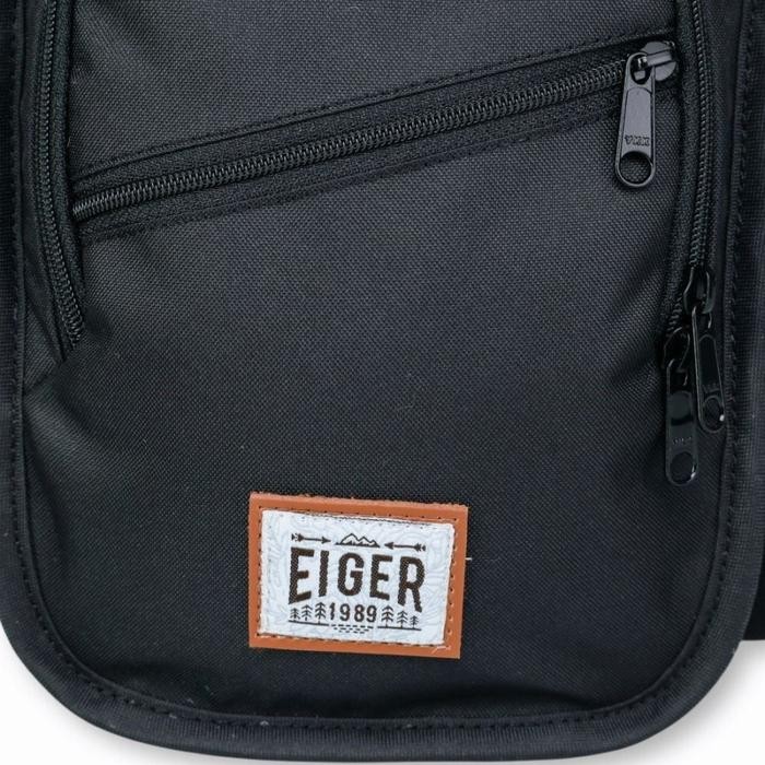 Tas Selempang Eiger Paspor 910005016 001 Passport Pouch Travel - Hitam