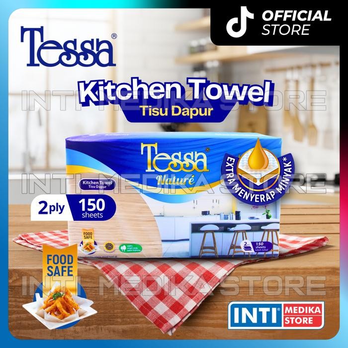 Pilihan- Tessa - Kitchen Towel Unbleached 2Ply 150S Tisu Dapur Tissue Tessa