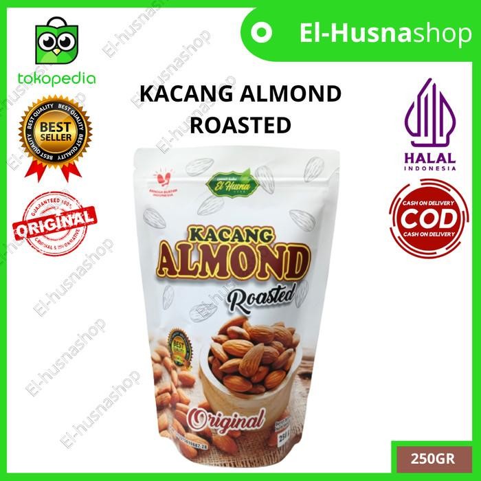 

Kacang Almond Panggang Kupas 500 Gram Original Almond Roasted