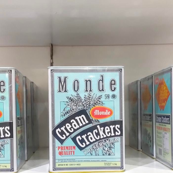

Baru Monde Cream Crackers Kaleng 1200gr