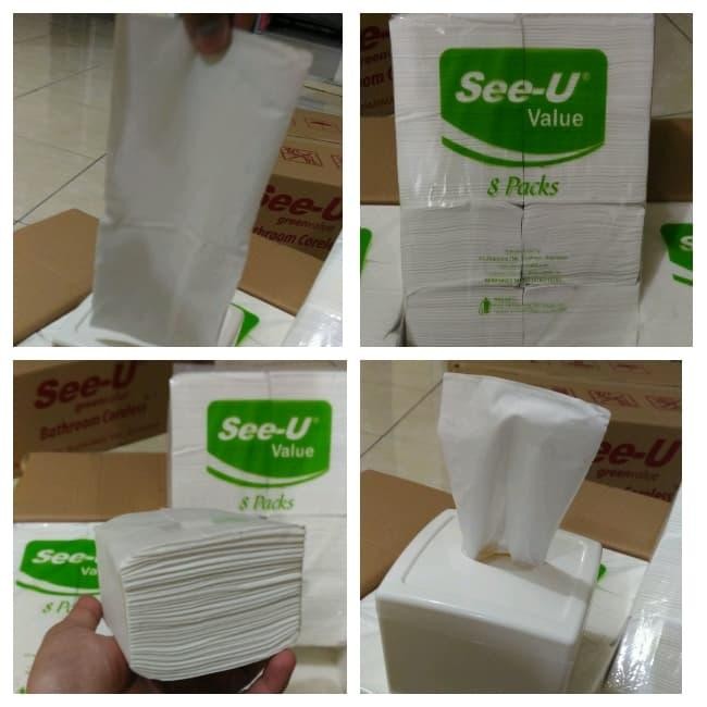 Pilihan- Tissue See-U Meja Atau Tissue See-U Pop Up
