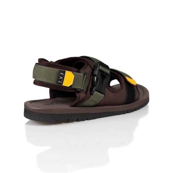 TVF Footwear - Sepatu Sandal PRAU Coklat Hijau