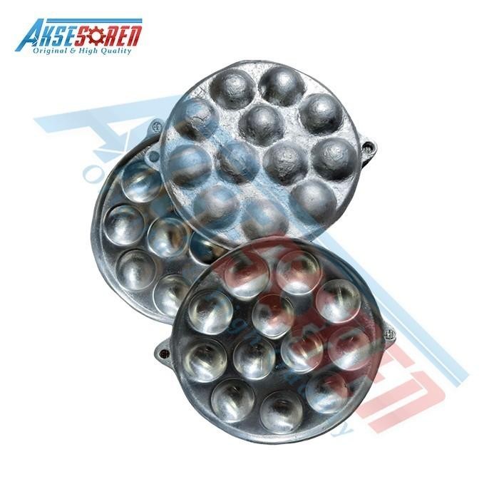 FREE ONGKIR Cetakan Telur Puyuh [12 Lubang] / Wajan Takoyaki / Penggorengan Telor