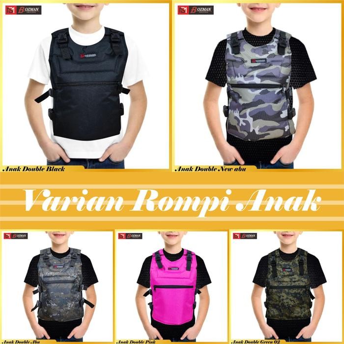 Pilihan- Rompi Motor Anak Anti Angin (Jaket Motor)